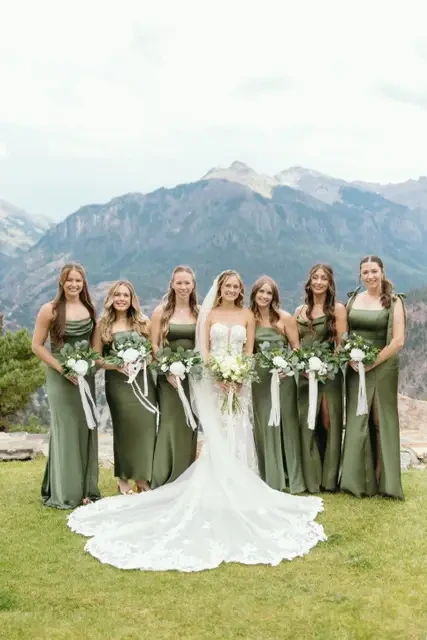bride with bridesmaid