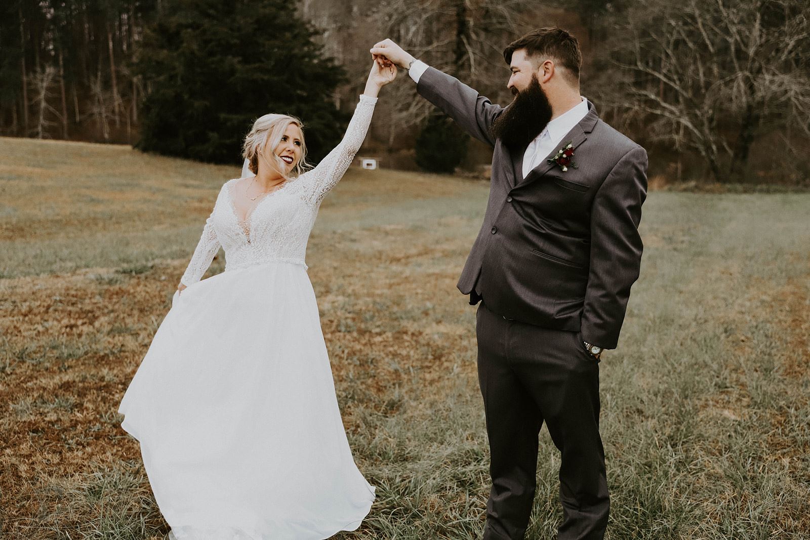Lillian West, Long Sleeve, Bridal Gown, Wedding Dress