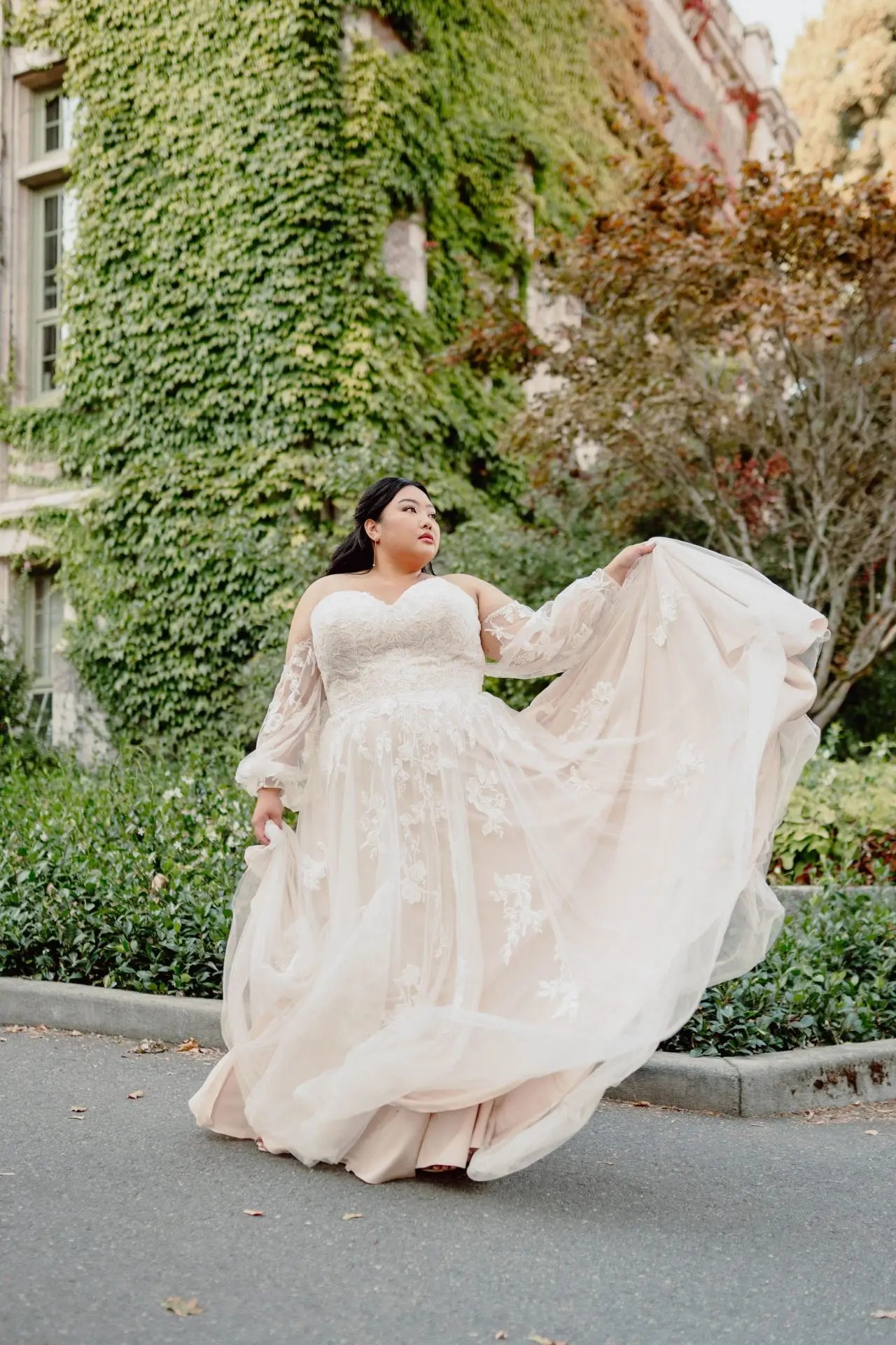 plus size bridal