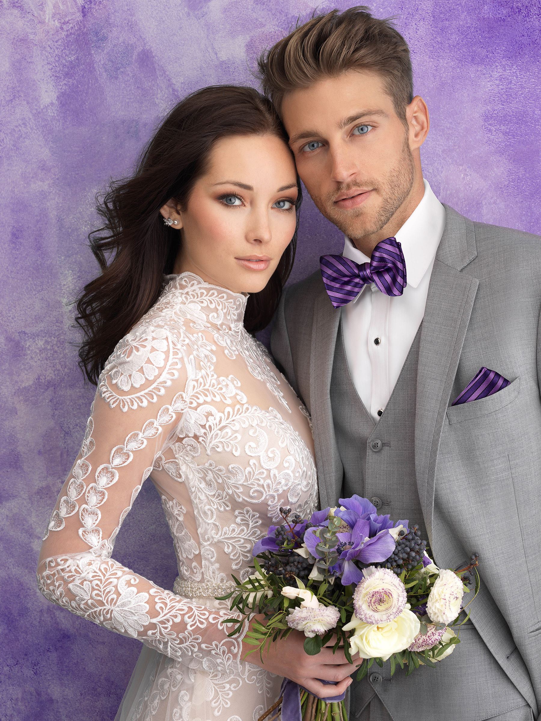 Style Allure Men Heather Gray Clayton Suit Jim's Formal Wear
