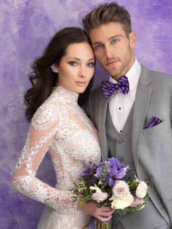 Style Allure Men Heather Gray Clayton Suit Jim's Formal Wear #8 thumbnail