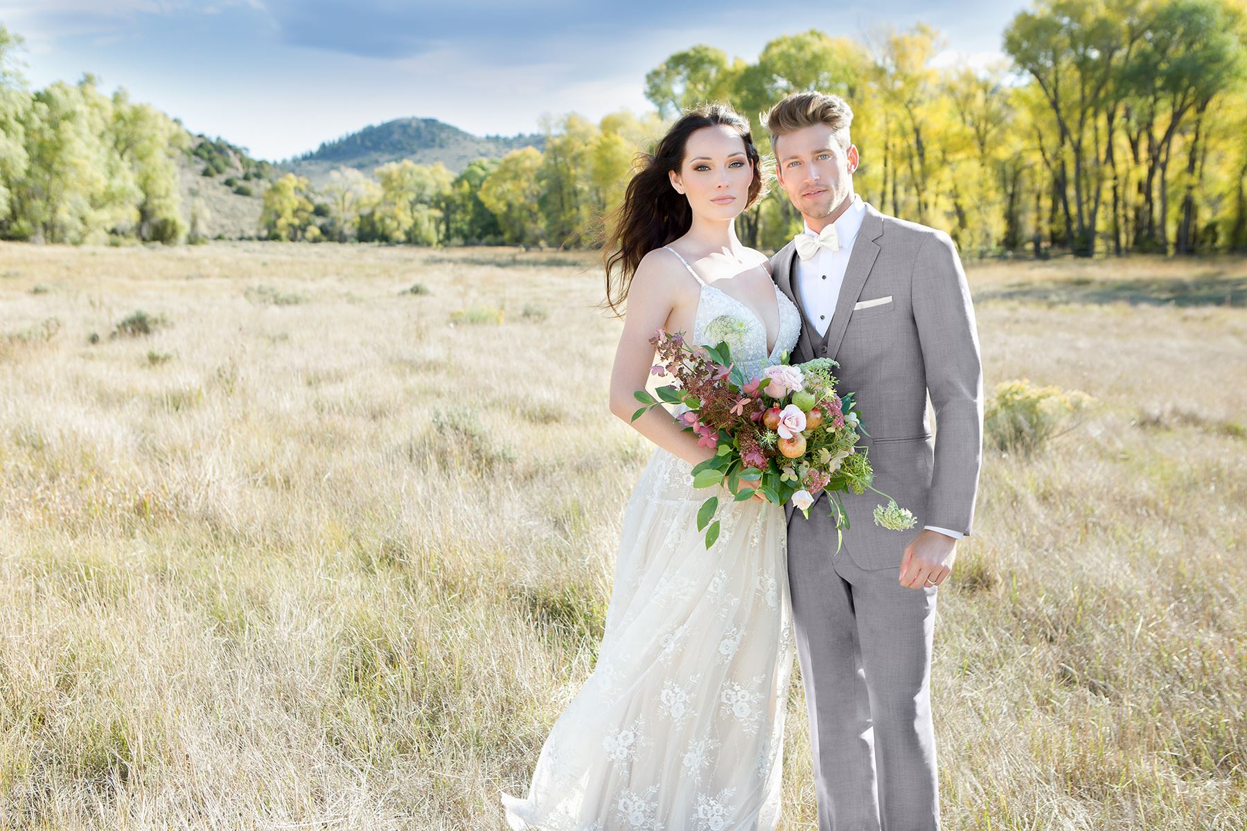 Style Allure Men Heather Gray Clayton Suit Jim's Formal Wear