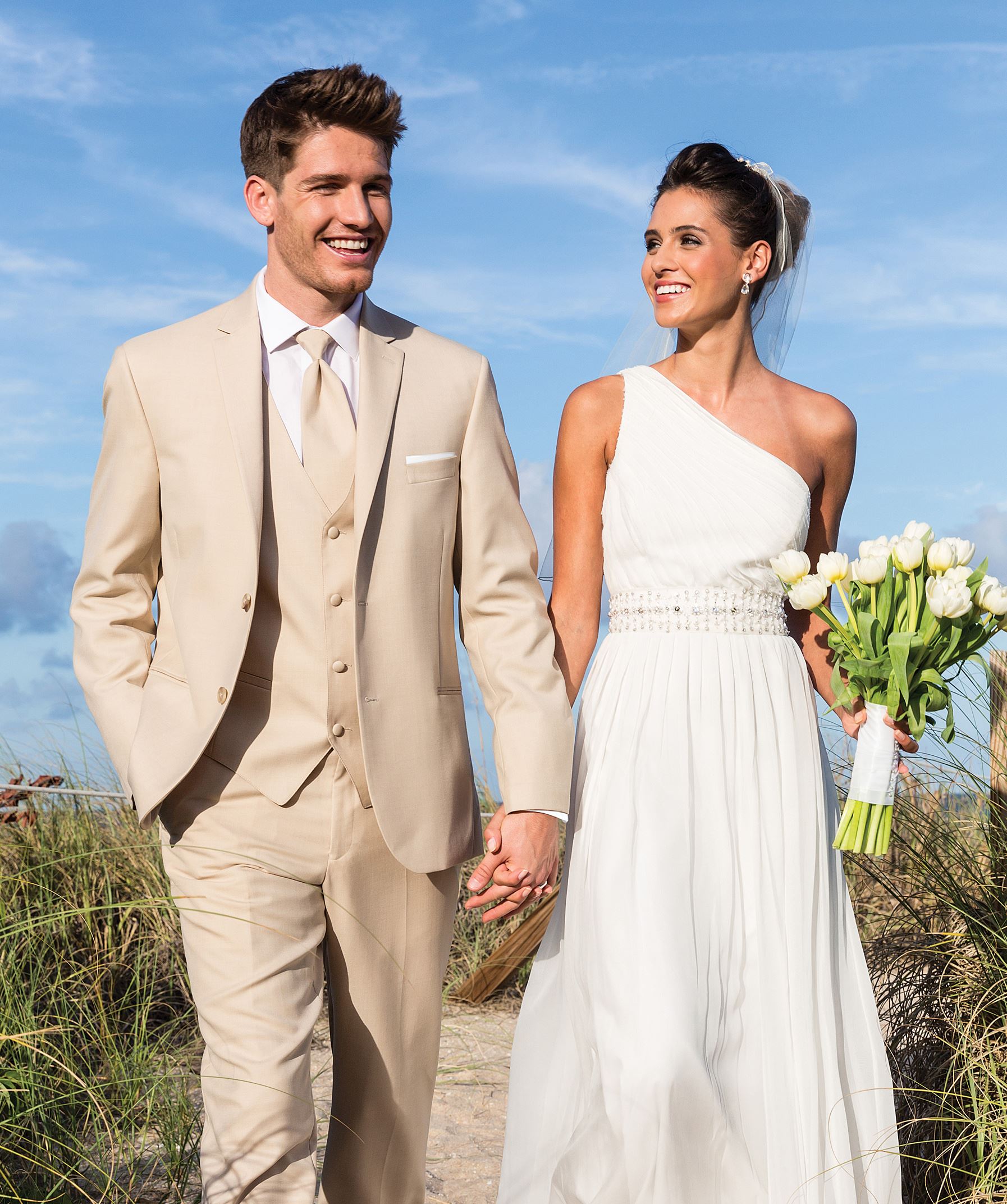 Style Lord West Tan Havana Suit Jim's Formal Wear