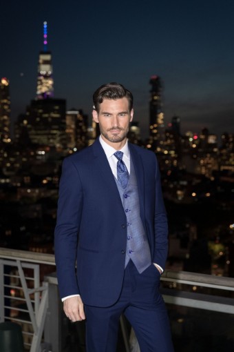 Style Michael Kors Blue Performance Wedding suit Jim's Formal Wear #0 default thumbnail