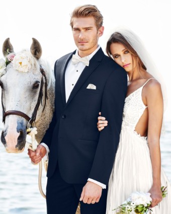 Style Michael Kors Navy Sterling Wedding suit Jim's Formal Wear #4 thumbnail