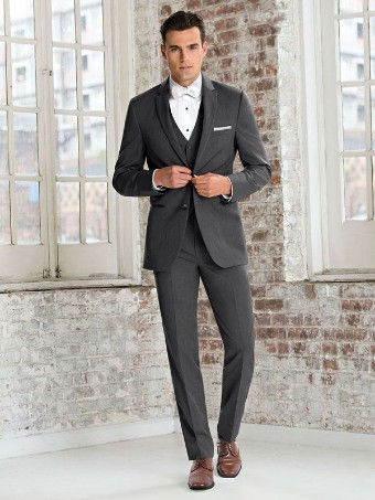 Style Michael Kors Steel Gray Sterling Wedding Suit Jim's Formal Wear #4 thumbnail
