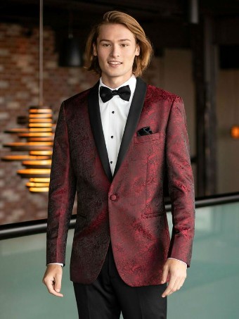 Style MOD Apple Red Aries Paisley Tuxedo Jim's Formal Wear #0 default thumbnail