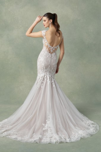 Style Angelina Justin Alexander #1 Ivory/Mocha thumbnail
