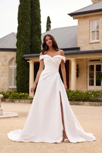 Style Tiana Sophia Tolli #1 Ivory thumbnail
