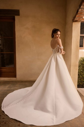 Style Anastasia (no Slit) Sophia Tolli #5 Ivory thumbnail