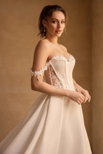 Style Anastasia (no Slit) Sophia Tolli #4 Ivory thumbnail