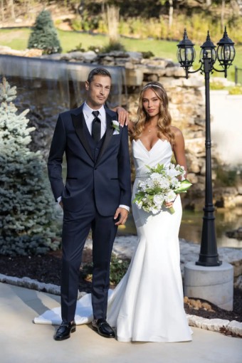 Style Navy Performance Stretch Tuxedo Jim's Formal Wear #3 thumbnail