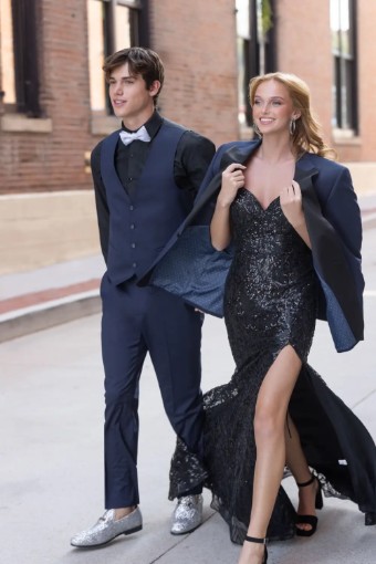 Style Navy Performance Stretch Tuxedo Jim's Formal Wear #1 thumbnail