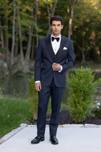 Style Navy Performance Stretch Tuxedo Jim's Formal Wear #2 thumbnail