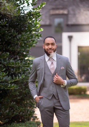Style Medium Grey Performance Stretch Wedding Suit Jim's Formal Wear #2 thumbnail