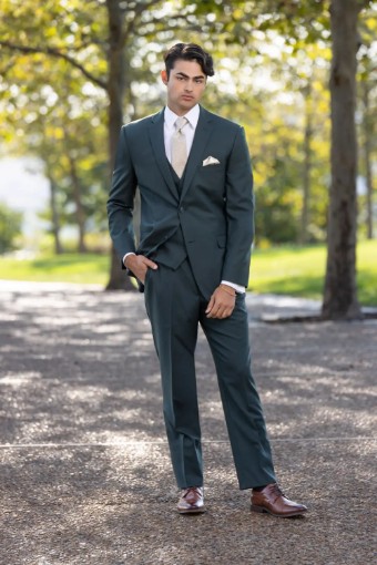 Style Hunter Green Luka Suit Jim's Formal Wear #3 thumbnail